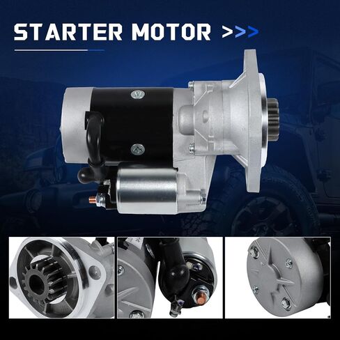 129136-77011 129400-77012 Starter Motor 12V 15T OEM Direct Replacement for Komatsu PC35 PC40 PC50 Excavator Yanmar 4TN78 4TN82 Engine Heavy Duty in Kuwait
