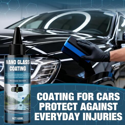 3.38 Oz Graphene Ceramic Coating, Extreme Hydrophobic Ceramic Coating for Cars, High Gloss, Anti-Scratch and Long-Lasting Protection in Saudi Arabia