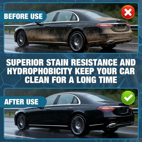 3.38 Oz Graphene Ceramic Coating, Extreme Hydrophobic Ceramic Coating for Cars, High Gloss, Anti-Scratch and Long-Lasting Protection in Saudi Arabia