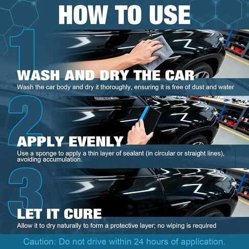3.38 Oz Graphene Ceramic Coating, Extreme Hydrophobic Ceramic Coating for Cars, High Gloss, Anti-Scratch and Long-Lasting Protection in Saudi Arabia