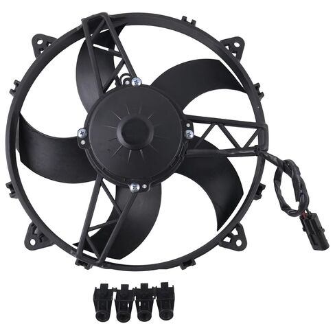 مروحة كهربائية JZGRDN AM138384 VA26-AP50/C-68A AUC10781 متوافقة مع جزازة JD Riding Greens 2750 Utility 2020A 2030A in Kuwait