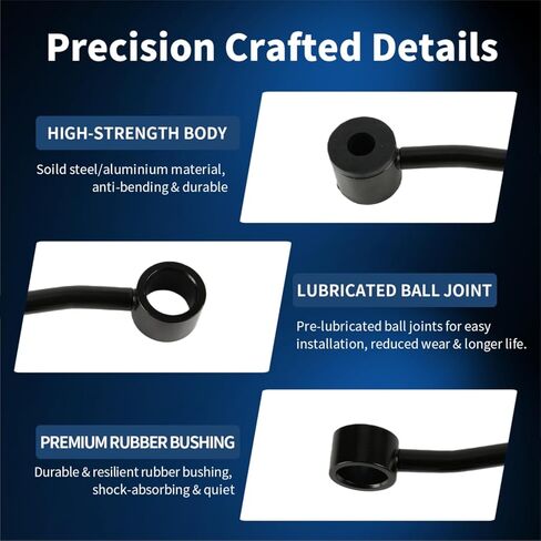 Front Sway Bar End Links Kit Fit for Dodge Nitro 2007-2011, Jeep Liberty KK 2008 2009 2010 2011 2012 Front Side-2 PCS Suspension Kit K750127, 52125295AC in Kuwait