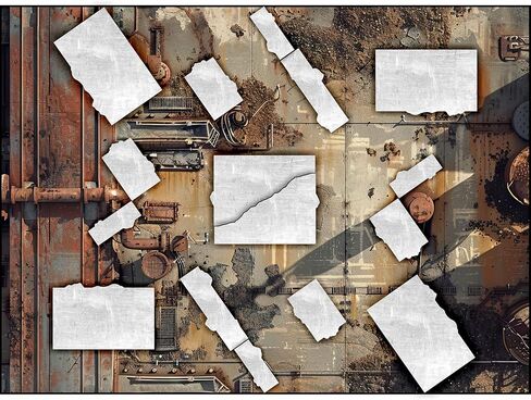 40K 11th Edition Neoprene Terrain Area Footprints – Industrial in Kuwait