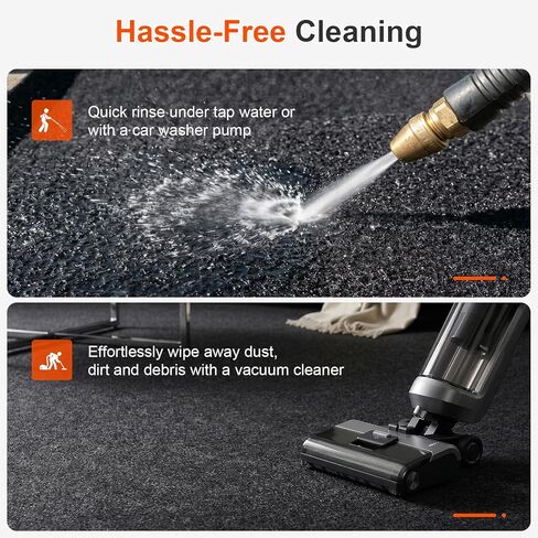 Heavy Duty Oil Spill Mat for Garage Floor, Extra Thick Absorbent with Anti-Slip Rubber Backing, Reusable Under Car Leak Pad (7.9" x16FT) in Saudi Arabia