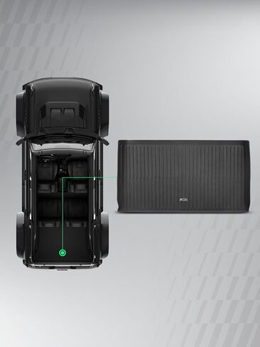 YHTAUTO Cargo Mat Compatible with Ford Expedition & Lincoln Navigator 2007-2017 EL L, TPE Floor Liners All-Weather Protection Custom Fit, Cargo Mat, Black in Kuwait