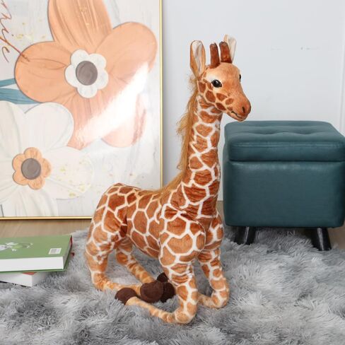 BARMI 31.49" Tall Giraffe Stuffed Animal Plush Toy for Nursery Decorations in Saudi Arabia