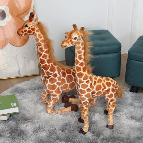 BARMI 31.49" Tall Giraffe Stuffed Animal Plush Toy for Nursery Decorations in Saudi Arabia
