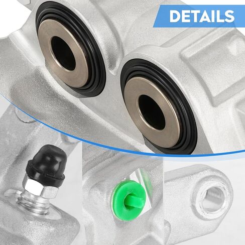Front Brake Calipers for Dodge Charger 2006-2021, Challenger 09-20, for Chrysler 300 05-20, 200 13-14, for Magnum/Avenger/Caliber, Driver & Passenger Side, Replace 18-5016 18-5017, 2PCS w/Bracket in Saudi Arabia