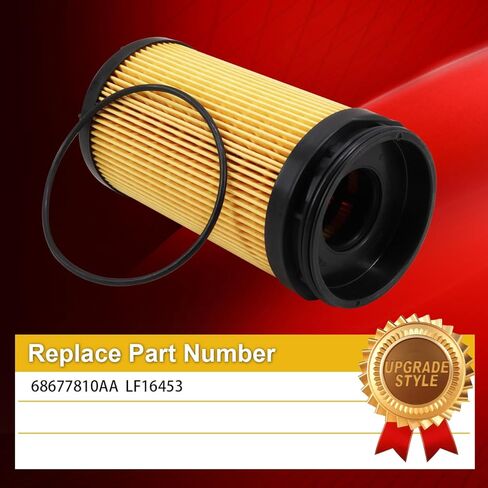 استبدال فلتر الزيت 68677810AA LF16453 متوافق مع 2025+ دودج رام 2500 3500 4500 5500 6.7L محركات ديزل تيربو (عبوة من 1) in Kuwait