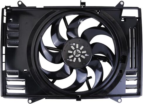 مجموعة مروحة تبريد رادياتير المحرك PY8W15025 MA3115168، مروحة واحدة متوافقة مع Mazda CX-9 2016 2017 2018 2019 2020 2021 2022 2.5L in Kuwait