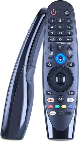 Magic Voice Remote Control for LG OLED/Nanocell/QNED/UHD Smart Series TV, Replacement Voice Remote Control for 2017 2018 2019 2020 2021 Models (AN-MR18BA MR19BA MR20GA MR650A AKB75855501) in Saudi Arabia