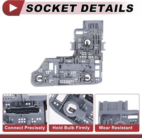 Right Tail Light Socket Wiring for Mercedes-Benz C-Class W204 Saloon 2012-2014 No.2048202577 Bulb Pigtail Harness ​Pre-Wired Plug Heat Shrink Tubing in Kuwait