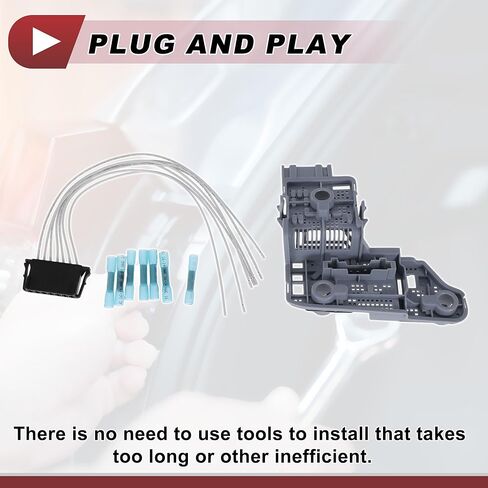 Right Tail Light Socket Wiring for Mercedes-Benz C-Class W204 Saloon 2012-2014 No.2048202577 Bulb Pigtail Harness ​Pre-Wired Plug Heat Shrink Tubing in Kuwait