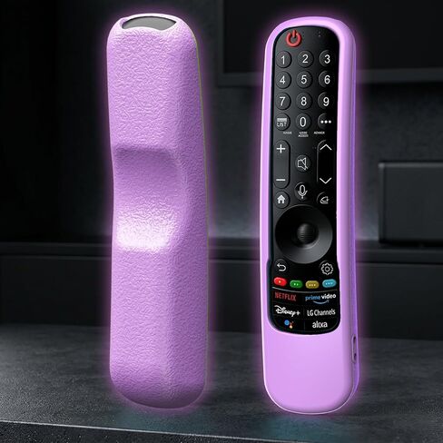 Case for LG Magic Remote MR23GN 2021-2024, Cover for LG Remote MR22GA MR22GN MR23GA MR24GN Silicone Skin Sleeve Glow in The Dark Blue in Saudi Arabia