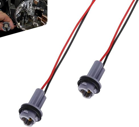 2 PCS Car T10 T13 T15 Bulb Sockets, 168 194 175 2825 W5W Lamp Holder Connector, Plug and Play Shock Resistant Socket Assembly, Retrofit Connector for Most LED & Bulbs (Gray) in Saudi Arabia