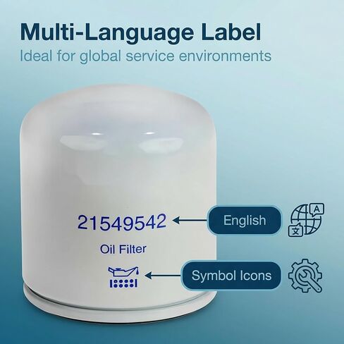 847741 21549542 طقم فلتر الزيت متوافق مع فولفو بنتا TAMD71 TAMD72 TAMD63 AQ115 AQ130 سلسلة الديزل البحرية in Kuwait