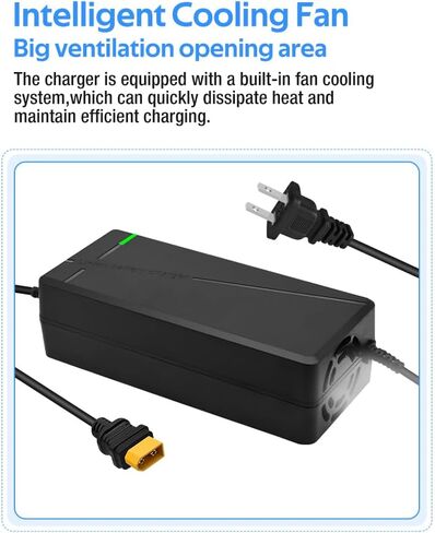 84V 5A Fast Charger with XT60 Male Plug for 72V Lithium Battery, 72V Charger with Cooling System in Kuwait