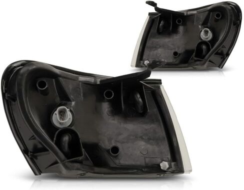 For Toyota Corolla 1993 94 95 96 1997 Cornering Light Assembly Driver and Passenger Side | Pair | Sedan/Wagon | Smooth | Replacement For TO2550106, TO2551106 | 81620-12600, 81610-12600 in Kuwait
