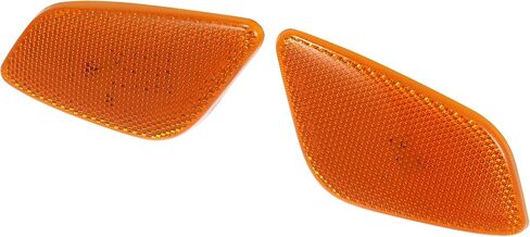 X AUTOHAUX Pair Exterior Side Marker Front Fender LED Lights Lamps Assembly Turn Signal Parking Lights for Jeep Wrangler TJ 97-06 55155629AC Yellow Light in Kuwait