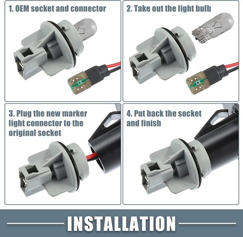 سيارة LED الجانب ماركر مكرر في المؤشر بدوره إشارة الضوء 63132228591 لسيارات BMW 323Ci 328Ci 2000 E46 البلاستيك واضحة عدسة العنبر الضوء (مجموعة من 2) in Kuwait