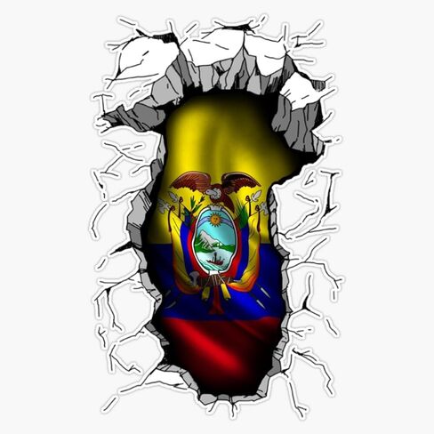 My Ecuador DNA Sticker Vinyl Decal Bumper Sticker 5" in Kuwait