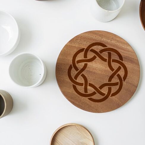 FINGERINSPIRE 9PCS Celtic Symbols Stencils 5.9x7.9inch with a Brush Celtic Knot Pattern Definition Words Stencils Reusable Triquetra Drawing Template for DIY Painting Wall Art and Home Decoration in Kuwait
