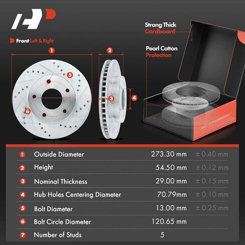 A-Premium Front Drilled and Slotted Disc Brake Rotors and Ceramic Pads Kit with Calipers Compatible with Chevrolet Blazer 1998-2005 S10 GMC Sonoma Jimmy Isuzu Hombre Oldsmobile Bravada 8-PC Set in Kuwait