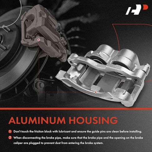 A-Premium Front Drilled and Slotted Disc Brake Rotors and Ceramic Pads Kit with Calipers Compatible with Chevrolet Blazer 1998-2005 S10 GMC Sonoma Jimmy Isuzu Hombre Oldsmobile Bravada 8-PC Set in Kuwait