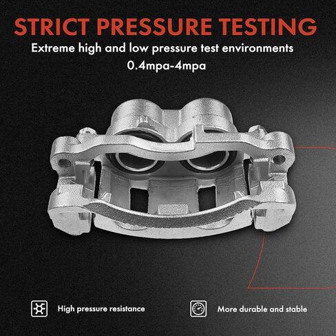 A-Premium Front Drilled and Slotted Disc Brake Rotors and Ceramic Pads Kit with Calipers Compatible with Chevrolet Blazer 1998-2005 S10 GMC Sonoma Jimmy Isuzu Hombre Oldsmobile Bravada 8-PC Set in Kuwait
