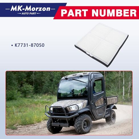 Cabin A/C Air Cleaner Air Filter Compatible with Kubota RTV(UTV) Replaces# K7731-87050 in Saudi Arabia