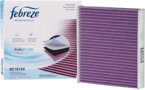 Febreze Odor Control Cabin Air Filter by PUREFLOW RZ18149 Fits 2001-2009 Toyota Prius 1.5L; 2003-2009 4Runner 4.0L, 4.7L; 2004-2006 Sienna 3.3L; 2007-2014 FJ Cruiser 4.0L in Kuwait