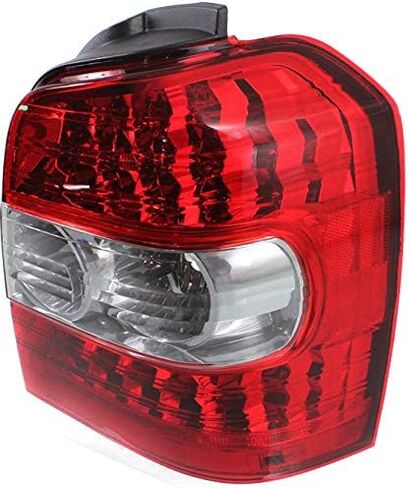 Garage-Pro Tail Light Compatible with Toyota Highlander 2006-2007 RH Lens and Housing Clear and Red Lens Hybrid Model in Kuwait