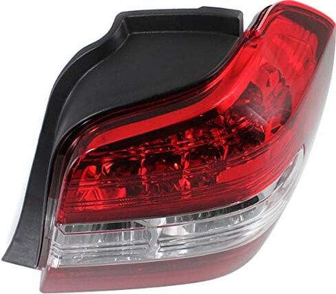Garage-Pro Tail Light Compatible with Toyota Highlander 2006-2007 RH Lens and Housing Clear and Red Lens Hybrid Model in Kuwait