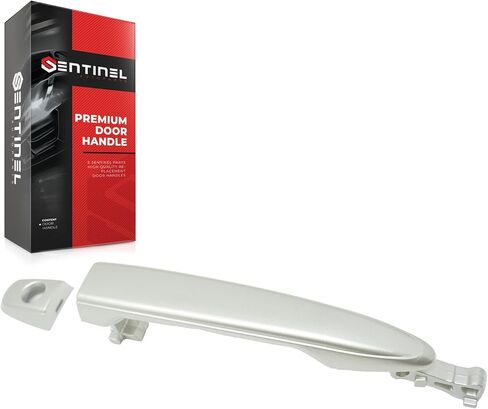 Outside Exterior Door Handle Compatible with 2004-2010 Toyota Sienna (Rear Left or Right Side, 4Q2 Desert Mica) in Kuwait