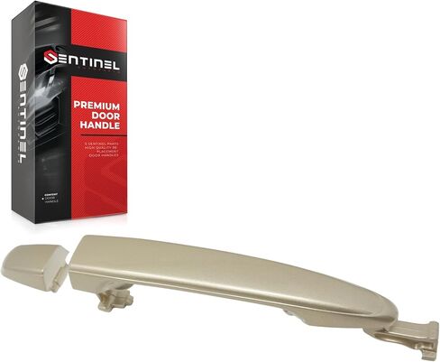 Outside Exterior Door Handle Compatible with 2004-2010 Toyota Sienna (Rear Left or Right Side, 4Q2 Desert Mica) in Kuwait