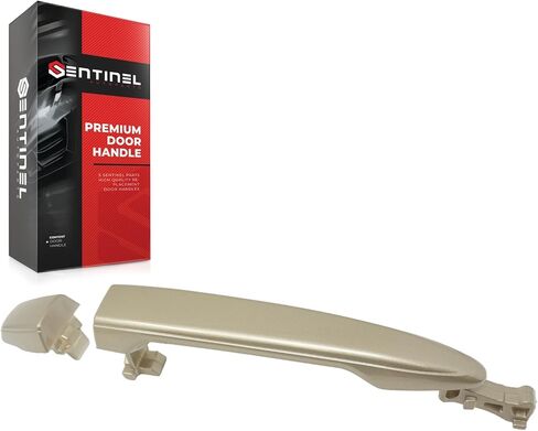 Outside Exterior Door Handle Compatible with 2004-2010 Toyota Sienna (Rear Left or Right Side, 4Q2 Desert Mica) in Kuwait