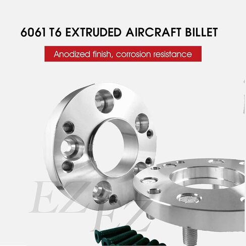 EZAccessory 4 Wheel Adapters 4x110 to 5x4.5 | 4x110 to 5x114.3 | 1.75" Thick | Fits Older Can-Am Outlanders Honda TRX Yamaha Raptor Kawa BF750+ Hub & Mount Wheels from 5 Lug Mustang Toyota Rav4 Nissan in Kuwait