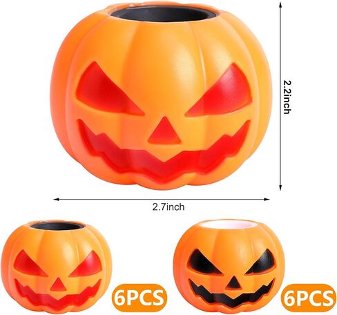 Tlswshsy 12 Pcs Halloween Skull Squishy Toy, Stretchy Skull Relieve Stress Fidget Toys, Squeeze Sensory Ghost Toys for Halloween Party Decoration Trick or Treat Office Toy in Saudi Arabia