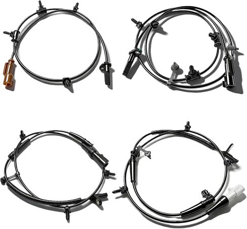 ABS Wheel Speed Sensor 4PCS Front Rear Compatible with Edge 2011-2013 MKX 2011-2015 2.0L 3.5L 3.7L ABS Sensor Speed Sensor Replaces CT4Z2C190C 7T4Z2C205A DT4Z2C204A in Saudi Arabia