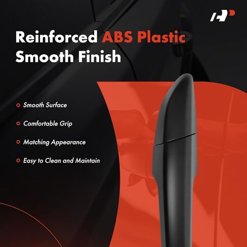 A-Premium Outside Exterior Door Handles Compatible with Hyundai Sonata 2015 2016 2017 2018 2019, Primed Black, 2-PC Set, Front Driver and Passenger Side in Kuwait