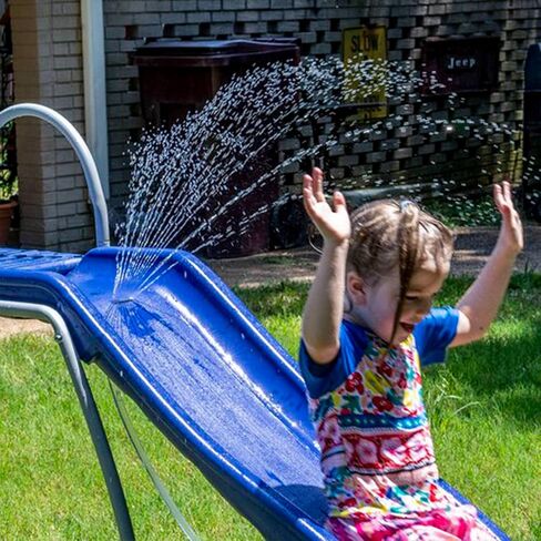XDP Recreation 6 Foot Water Wave Slide with Built In Adjustable Water Sprinkler and Included Ground Tarp, Water Slide for Ages 3 to 8 Years Old in Saudi Arabia