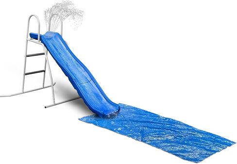 XDP Recreation 6 Foot Water Wave Slide with Built In Adjustable Water Sprinkler and Included Ground Tarp, Water Slide for Ages 3 to 8 Years Old in Saudi Arabia