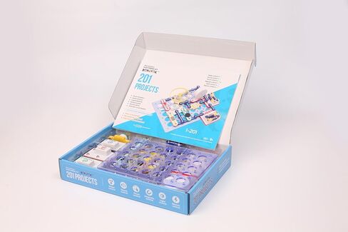 STEM Electronic Circuit Kit for Kids, Over 201 Projects, Physics Circuit Maker Kit, Science Experiment Educational Toy for Boys & Girls Ages 8+ (Mixed Color, 201) in Kuwait