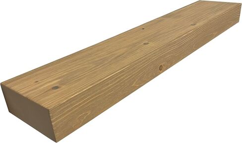 joelsantiques 54 Inch Wooden Floating Shelves for Wall - 54x7x3 in - Made of Natural Wood - Long Heavy Duty Rustic Wall Shelves for Bedroom - Perfect for Living Room, Kitchen - Natural in Saudi Arabia