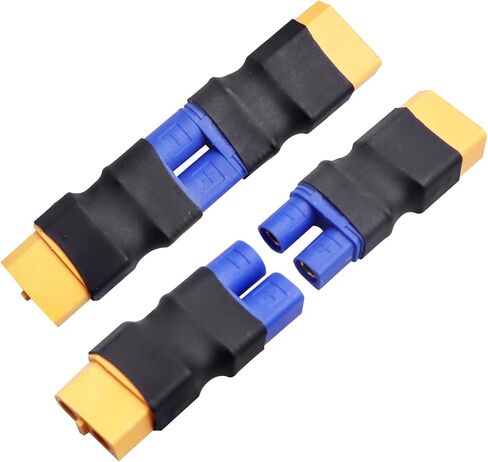 HobbyPark XT60 موصل المقابس إلى محول EC3 RC يبو شاحن بطارية تحويل ث/الأشرطة البطارية in Kuwait