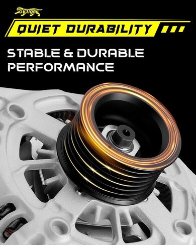 Oktiger Upgraded Alternator for Toyota Tacoma 2016 2017 2018 2019 2020 2021 2022 2023 3.5L Limited Sr Sr5 Trd Off-road Trd Pro Trd Sport Trail, V6 12V 130A CW 7-Groove Pulley, OE 27060-0P350 | Precision CNC castings + die-cast aluminum housing, Pure coppe in Saudi Arabia