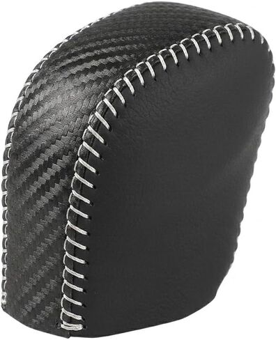 Leather Automatic Gear Shift Knob Cover for Lexus NX 250 350 350h 450h RX 350 350h 450h 500h (2023-2026),UX LX RZ TX,Premium Cowhide Interior Accessories,Protective Shift Lever Sheath (All Black) in Kuwait
