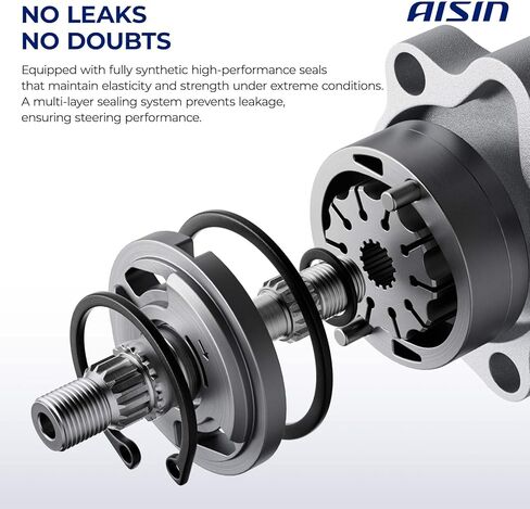 AISIN AFTERMARKET PSPH-00605 Power Steering Pump - Compatible with Honda Accord 1998-2002 - V6 3.0L in Kuwait