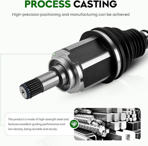 Front Right Passenger Side CV Axle Shaft Assembly Fit for Chevrolet Cruze 2016 2017 2018 2019, L4 1.4L, only fit Automatic Transmission in Kuwait