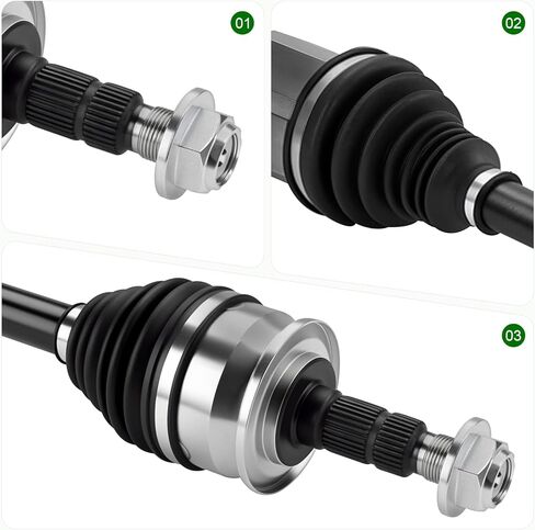 Front Right Passenger Side CV Axle Shaft Assembly Fit for Chevrolet Cruze 2016 2017 2018 2019, L4 1.4L, only fit Automatic Transmission in Kuwait